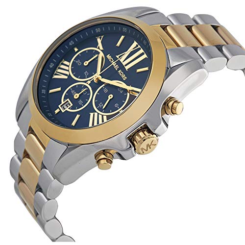  Shop Authentic Michael Kors Bradshaw Blue Dial Two Tone Steel Strap Watch for Women - MK5976 - Luxxuri