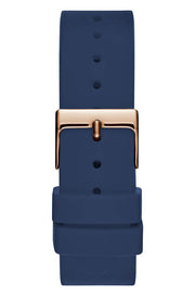  Shop Authentic Guess G Twist White Dial Blue Silicone Strap Watch For Women - W0911L6 - Luxxuri