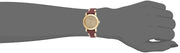  Shop Authentic Burberry Heritage Nova Gold Dial Haymarket Red Leather Strap Watch for Women - BU9111 - Luxxuri