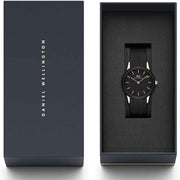  Shop Authentic Daniel Wellington Iconic Motion Black Dial Rubber Strap Watch For Women - DW00100426 - Luxxuri