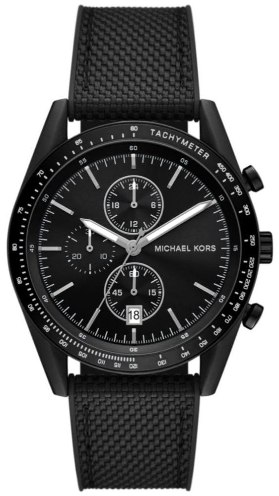  Shop Authentic Michael Kors Accelerator Chronograph Black Dial Black Nylon Strap Watch for Men - MK9143 - Luxxuri