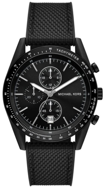  Shop Authentic Michael Kors Accelerator Chronograph Black Dial Black Nylon Strap Watch for Men - MK9143 - Luxxuri