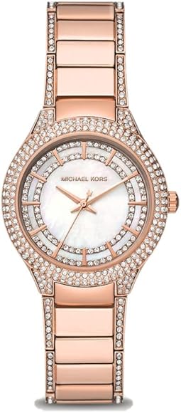  Shop Authentic Michael Kors Sylvia Mother Of Pearl Dial Rose Gold Steel Strap Watch for Women - MK4656 - Luxxuri