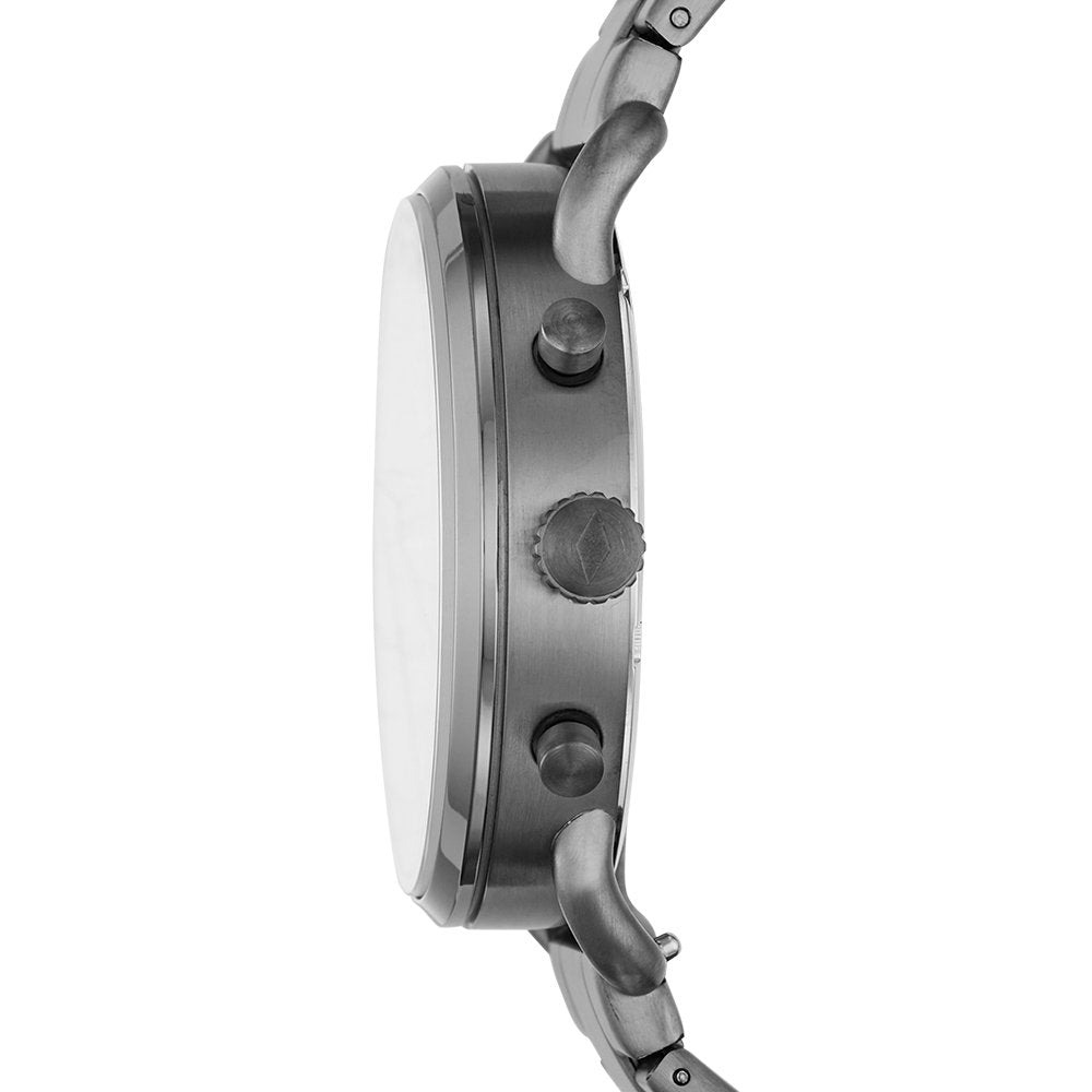  Shop Authentic Fossil The Commuter Black Dial Grey Steel Strap Watch for Men - FS5400 - Luxxuri
