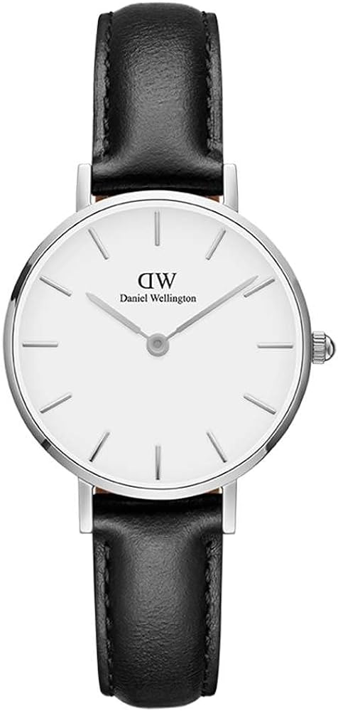  Shop Authentic Daniel Wellington Classic Petite Sheffield White Dial Black Leather Strap Watch For Women - DW00100186 - Luxxuri