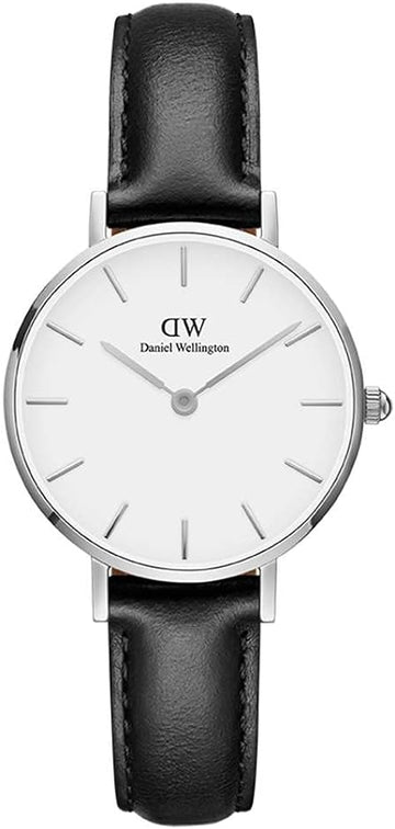  Shop Authentic Daniel Wellington Classic Petite Reading White Dial Black Leather Strap Watch For Women - DW00100185 - Luxxuri