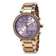  Shop Authentic Michael Kors Parker Purple Dial Rose Gold Steel Strap Watch for Women - MK6169 - Luxxuri