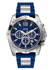  Shop Authentic Guess Sport Multifunction Blue Dial Blue Rubber Strap Watch For Men - W0167G3 - Luxxuri