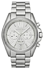  Shop Authentic Michael Kors Bradshaw Silver Dial Silver Steel Strap Watch for Men - MK5535 - Luxxuri