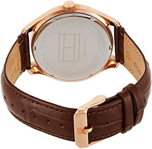  Shop Authentic Tommy Hilfiger Oliver Chronograph White Dial Brown Leather Strap Watch for Men - 1791306 - Luxxuri