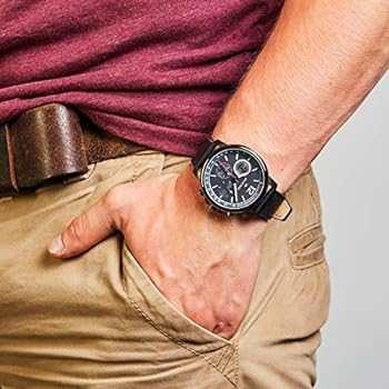  Shop Authentic Tommy Hilfiger London Chronograph Grey Dial Black Leather Strap Watch for Men - 1791533 - Luxxuri