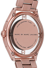  Shop Authentic Marc Jacobs Tether Transparent Rose Gold Dial Rose Gold Steel Strap Watch for Women - MBM3414 - Luxxuri