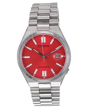  Shop Authentic Citizen x Pantone Automatic Blazing Red Dial Silver Steel Strap Watch For Men - NJ0158-89W - Luxxuri