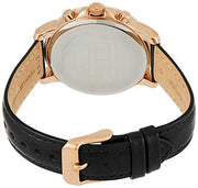  Shop Authentic Tommy Hilfiger Claudia White Dial Black Leather Strap Watch for Women - 1781817 - Luxxuri