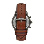  Shop Authentic Fossil Townsman Chronograph Gray Dial Brown Leather Strap Watch for Men - FS5522 - Luxxuri