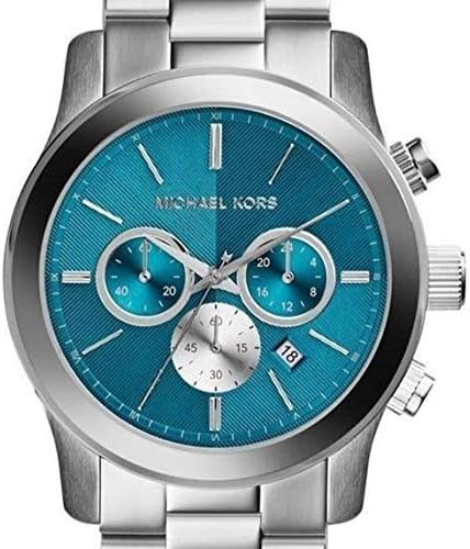  Shop Authentic Michael Kors Runway Quartz Blue Dial Silver Steel Strap Watch For Women - MK5953 - Luxxuri