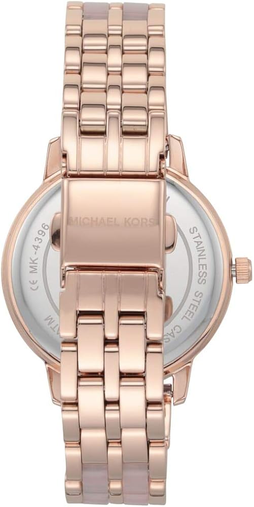 Shop Authentic Michael Kors Melissa Analog Rose Gold Dial Rose Gold Steel Strap Watch For Women - MK4396 - Luxxuri