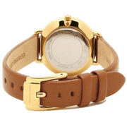 Shop Authentic Michael Kors Portia Quartz White Dial Brown Leather Strap Watch For Women - MK2734 - Luxxuri