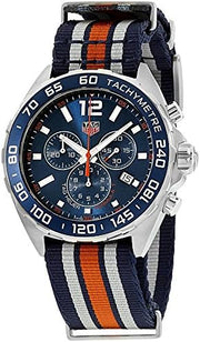  Shop Authentic Tag Heuer Formula 1 Quartz Blue Dial Two Tone NATO Strap Watch for Men - WAZ1010.FC8196 - Luxxuri