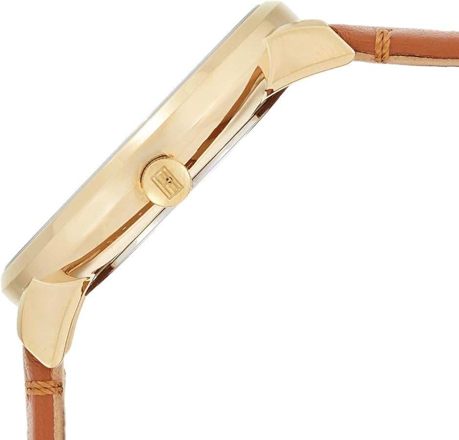  Shop Authentic Tommy Hilfiger Jenna Quartz White Dial Brown Leather Strap Watch for Women - 1782073 - Luxxuri