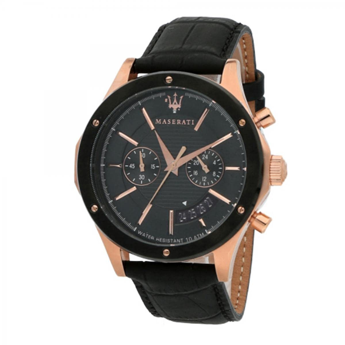  Shop Authentic Maserati Circuito Black Dial Black Leather Strap Watch For Men - R8871627001 - Luxxuri
