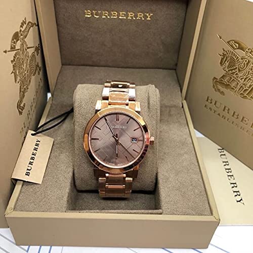  Shop Authentic Burberry The City Light Brown Dial Rose Gold Steel Strap Watch for Women - BU9005 - Luxxuri