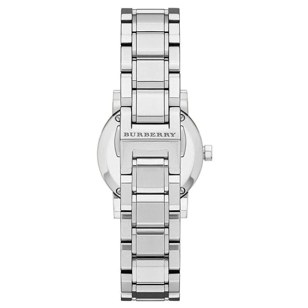 Shop Authentic Burberry The City Diamonds Pink Dial Silver Steel Strap Watch for Women - BU9231 - Luxxuri