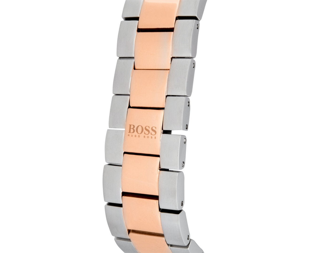  Shop Authentic Hugo Boss Ikon Grey Dial Two Tone Steel Strap Watch for Men - 1513339 - Luxxuri