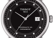  Shop Authentic Tissot T Classic Luxury Powermatic 80 Black Dial Silver Steel Strap Watch For Men - T086.408.11.056.00 - Luxxuri