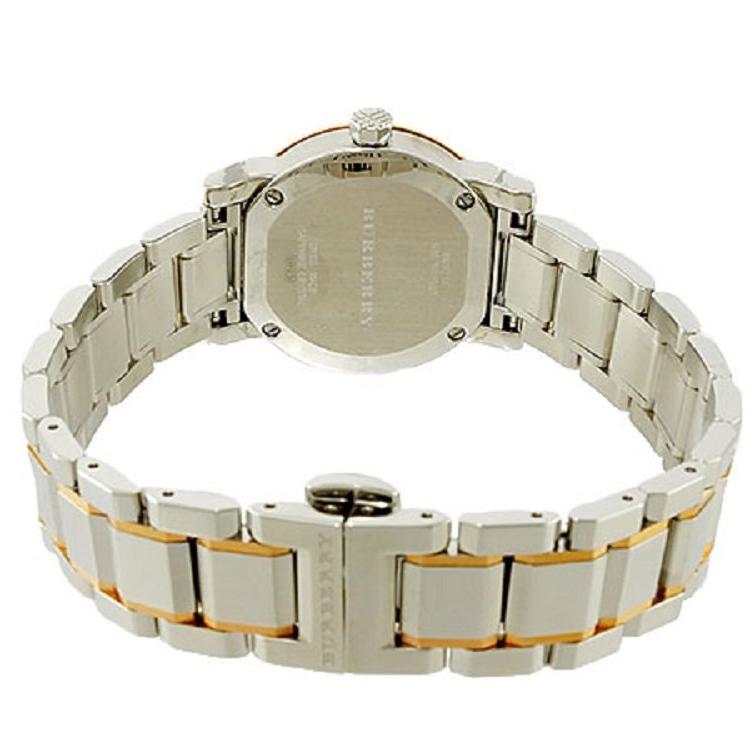  Shop Authentic Burberry The City Silver Dial Two Tone Steel Strap Watch for Women - BU9214 - Luxxuri