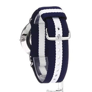  Shop Authentic Daniel Wellington Classic Glasgow White Dial Two Tone NATO Strap Watch For Men - DW00100018 - Luxxuri