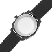  Shop Authentic Fossil Machine Chronograph Black Dial Black Leather Strap Watch for Men - FS5586 - Luxxuri