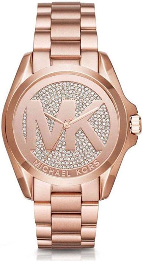  Shop Authentic Michael Kors Bradshaw Rose Gold Dial Rose Gold Steel Strap Watch for Women - MK6437 - Luxxuri