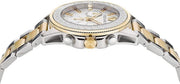  Shop Authentic Versace Greca Action Chronograph Quartz Silver Dial Two Tone Steel Strap Watch for Men - VE3J00522 - Luxxuri