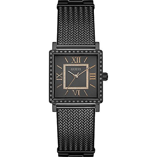  Shop Authentic Guess Highline Black Dial Black Mesh Bracelet Watch for Women - W0826L4 - Luxxuri