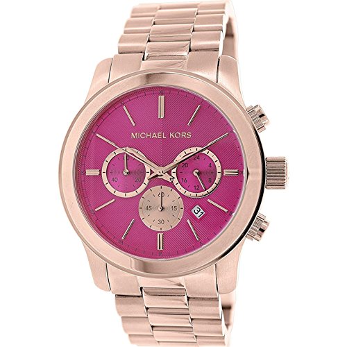  Shop Authentic Michael Kors Runway Pink Dial Rose Gold Steel Strap Watch for Women - MK5931 - Luxxuri