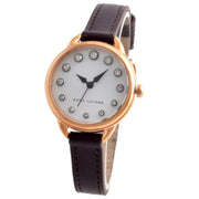  Shop Authentic Marc Jacobs Betty White Dial Brown Leather Strap Watch for Women - MJ1481 - Luxxuri