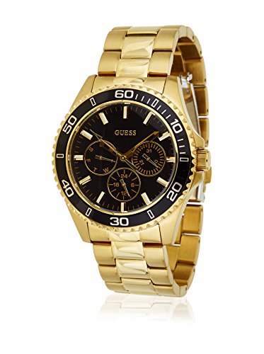  Shop Authentic Guess BFF Multifunction Black Dial Gold Steel Strap Watch for Women - W0231L3 - Luxxuri