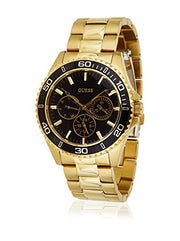  Shop Authentic Guess BFF Multifunction Black Dial Gold Steel Strap Watch for Women - W0231L3 - Luxxuri