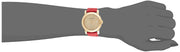  Shop Authentic Burberry The City Gold Dial Red Leather Strap Watch for Women - BU9140 - Luxxuri