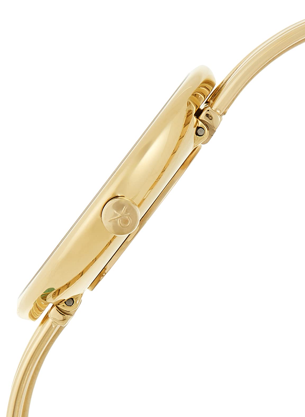  Shop Authentic Calvin Klein Drift Silver Dial Gold Steel Strap Watch for Women - K6S2N516 - Luxxuri
