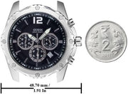  Shop Authentic Guess Intrepid Chronograph Black Dial Two Tone Steel Strap Watch for Men - W0167G1 - Luxxuri