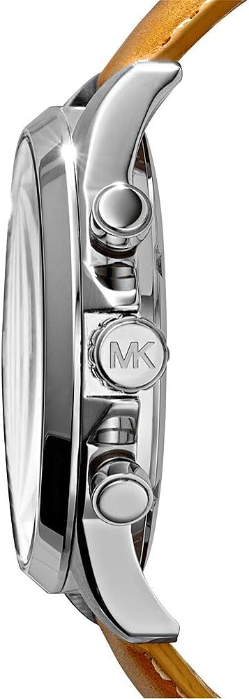  Shop Authentic Michael Kors Gage Chronograph Quartz Black Dial Brown Leather Strap Watch For Men - MK8333 - Luxxuri
