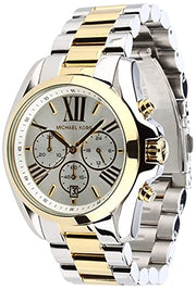  Shop Authentic Michael Kors Bradshaw Silver Dial Two Tone Steel Strap Watch for Women - MK5627 - Luxxuri