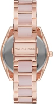  Shop Authentic Michael Kors Janelle Three Hand Rose Gold Dial Two Tone Steel Strap Watch For Women - MK7089 - Luxxuri