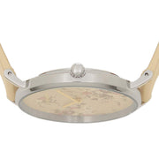 Coach Perry Beige Floral Dial Beige Leather Strap Watch for Women - 14503293