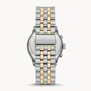  Shop Authentic Michael Kors Cunningham Chronograph Black Dial Two Tone Steel Strap Watch For Men - MK8964 - Luxxuri