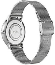  Shop Authentic Hugo Boss Legacy Grey Dial Silver Mesh Bracelet Watch for Men - 1513673 - Luxxuri