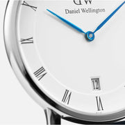  Shop Authentic Daniel Wellington Dapper Reading Quartz White Dial Black Leather Strap Watch For Women - DW00100117 - Luxxuri