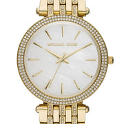  Shop Authentic Michael Kors Darci Mother of Pearl Dial Gold Steel Strap Watch for Women - MK3219 - Luxxuri